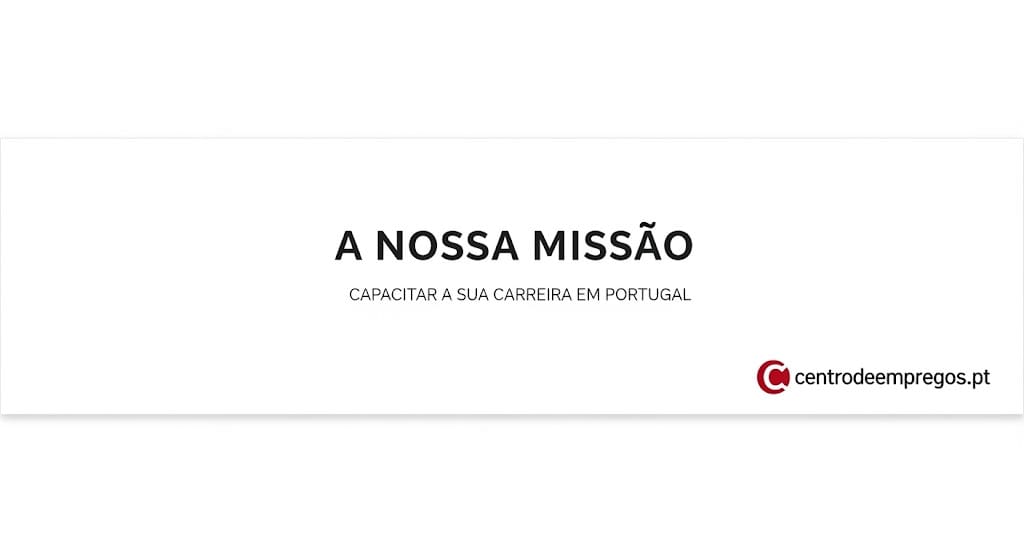 A missão do Centro de Empregos: capacitar carreiras em Portugal. Um profissional a olhar para o horizonte.